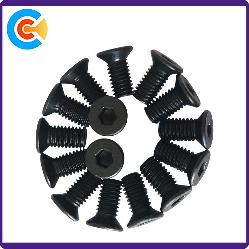 Carbon Steel Hex Socket Allen Square Flat Head Machine Screw