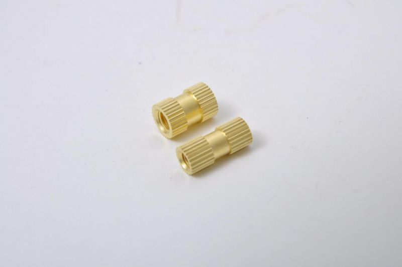 Molded-in Threaded Insert, Brass Nuts, Blind Threaded Insert Molding/Injection Molding Nuts/Knurling Nuts