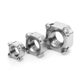 M14 Plain Zinc Plate or Black DIN928 Square Weld Nut
