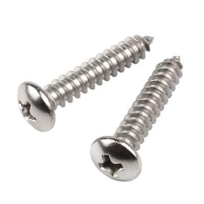 Stainless Steel 304 Cross Round Head Self Drilling Screws GB70-85