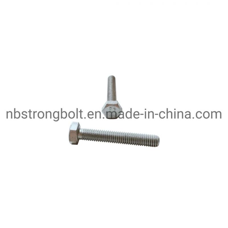 Hex Bolt DIN933 Cl. 8.8 with HDG