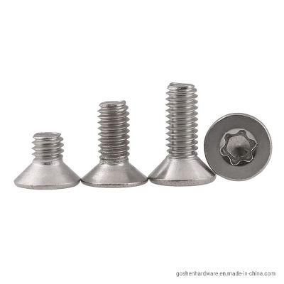 SS304 A2 Plain Torx Flat Countersunk Head Machine Screws