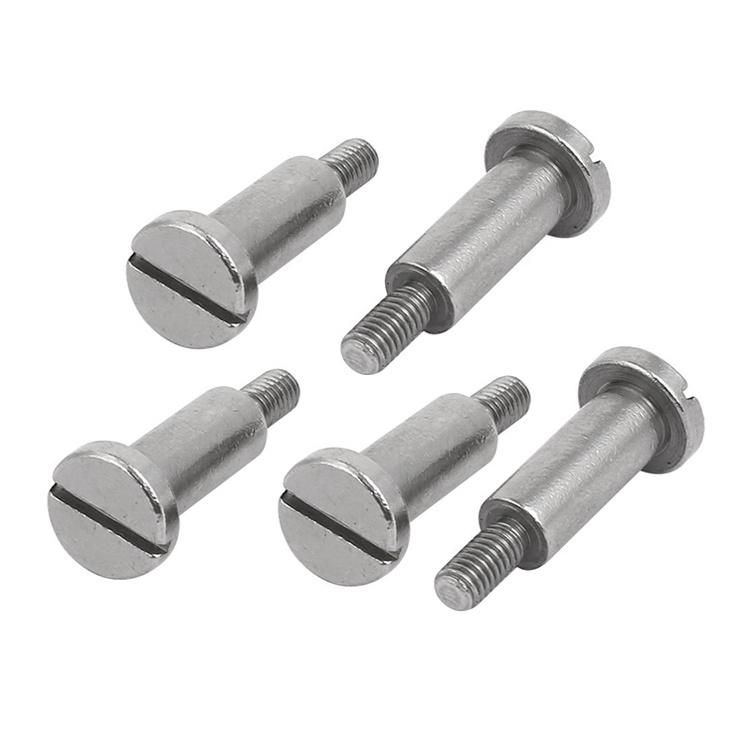 DIN923 Ss 316 304 Stainless Steel Slotted Cheese Head Screw with Shoulder