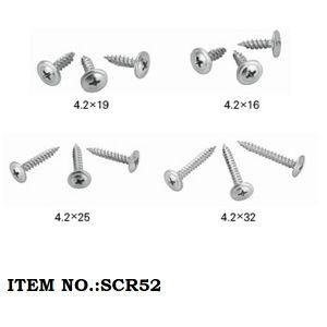 Home Furniture Steel Blue Zinc Flat Head Screw