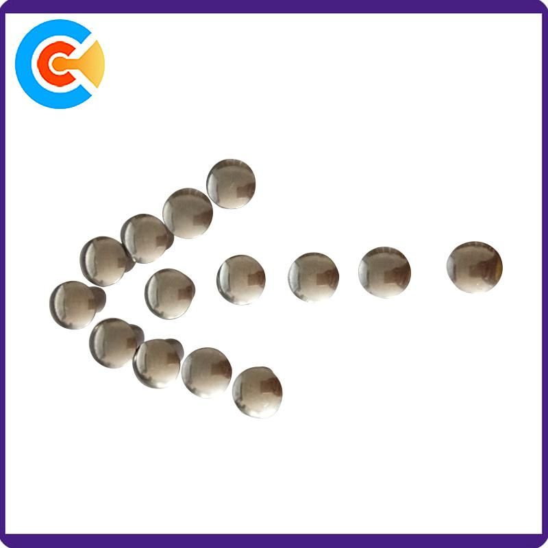 M6 Round Head Steel Galvanized Semi-Tubular Rivet