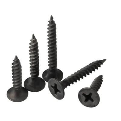 Carbon Black, Ash Phosphorus Cross Furniture Self Tapping Screw Drywall