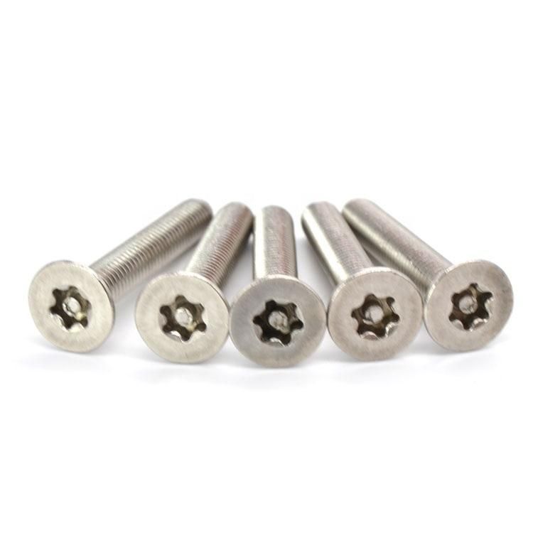 Countersunk Torx Flat Head Security Head Screw with Pin