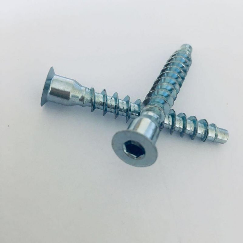 Carbon Steel Furniture Fittings Confirmat Screws