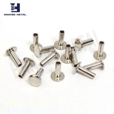 Accept OEM Shining Nickel Plated Flat Head Rivet