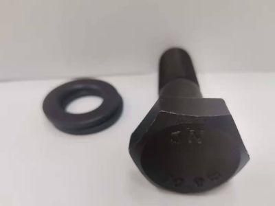 Black - Carbon Steel-Grade10.9s-M12*30 - GB-Heavy Hex Bolt (Heavy Hexagon Head Bolt)