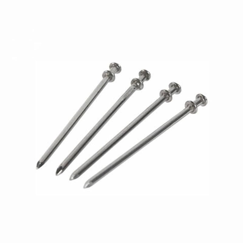 Export Standard Polished Harden Duplex Hat Nail