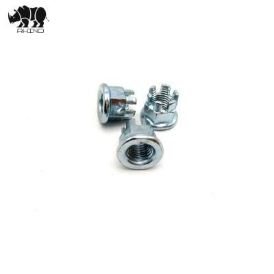 Zinc Plated or Plain, Carbon Steel Hex Heavy Slot Nut DIN935