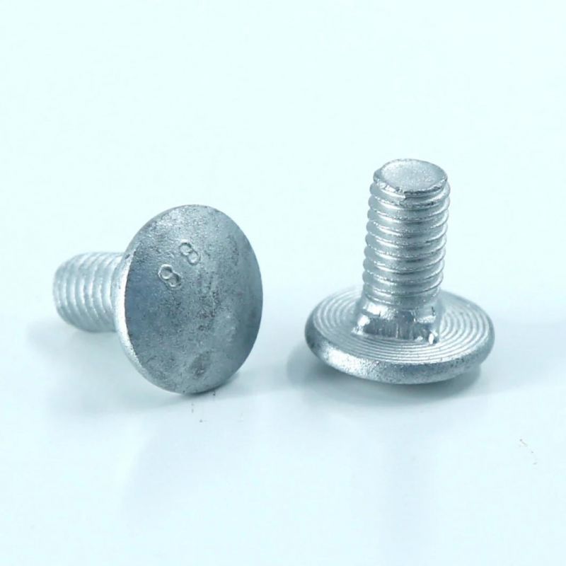 DIN603 Cup Head Square Neck Bolts M6 M8 M10 M12 Carriage Bolts