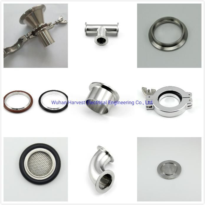 Factory Direct Sale ISO063 Center Ring with Viton and Spacer ISO080 ISO100 ISO160 ISO200 ISO250 ISO320 ISO400 Used for ISO Flanges
