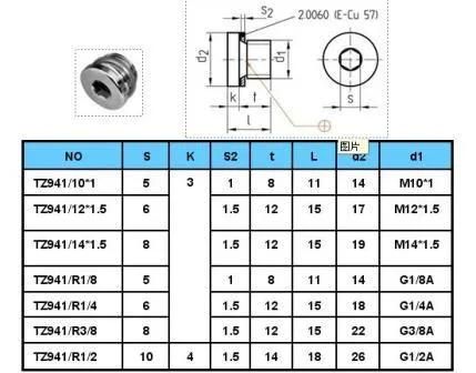 H59 Nickel Plated Brass Water Drain Pipe Plug