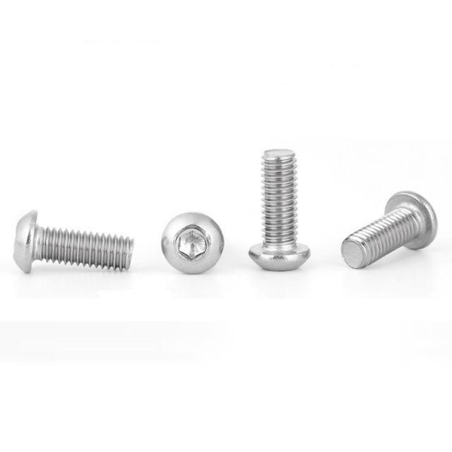 Top Quality ISO7380 Stainless Steel Socket Button Head Bolts Allen Screws A2 A4