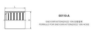 SAE 100R1AT/DIN20022 1SN Hydraulic Fittings (00110-A)