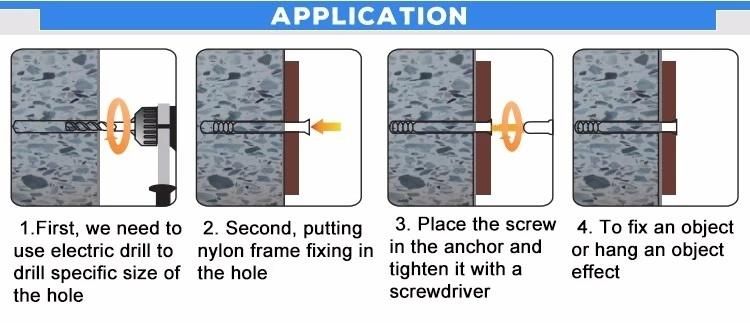 Free Sample Elasticity Frame Fixing Eye Bolt Wedge Anchor