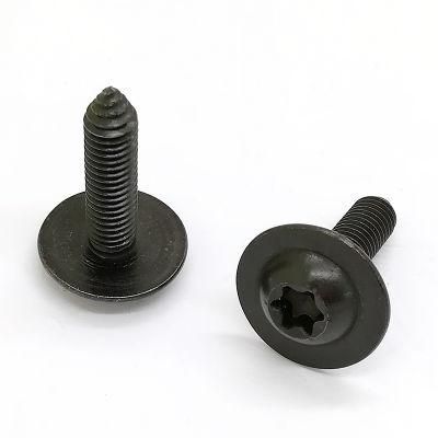 Metric Trox Recessed Pan Head Tapping Screws Socket Raised Head Tapping Screws Black