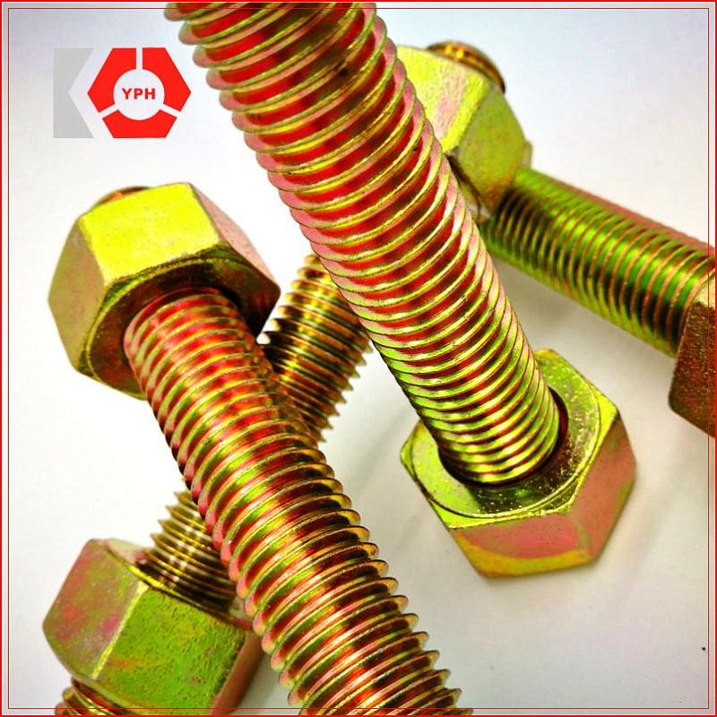 Precise High Strength Alloy Steel Stub Bolt with Hex Nuts ASTM A193 Gr. B7/A194 Gr. 2h