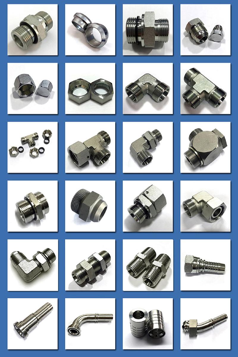 Rexroth Hawe Cartridge Valve Steel Elbow Bsp Female Fittings CNC Machining Fitting Hydraulic Fitting Connector Pipe Fittings