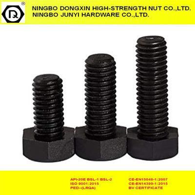 10.9 Hex Head Bolt Full Thread Black Fastener DIN933