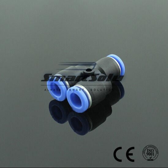 Plastic Y Type Pneumatic Quick Connector Push in Combination & Joint Fittings