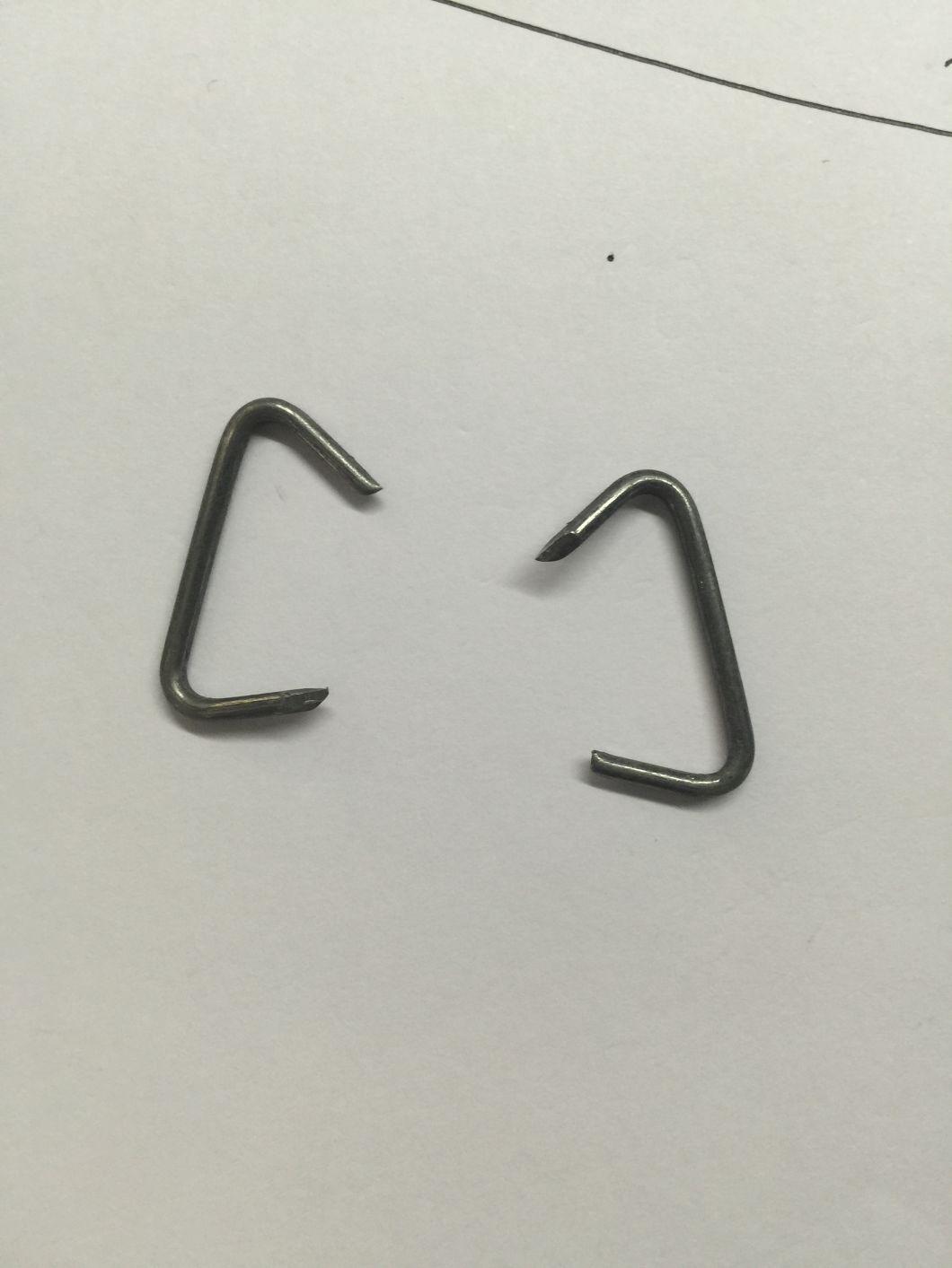Hog Ring Stamples for Car Seat in Dark Silver and Bright Silver with Galvanization