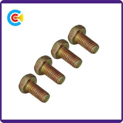 DIN/ANSI/BS/JIS Carbon-Steel/Stainless-Steel Hand Twist Hexagonal Cross Flange Flat Tail Screw