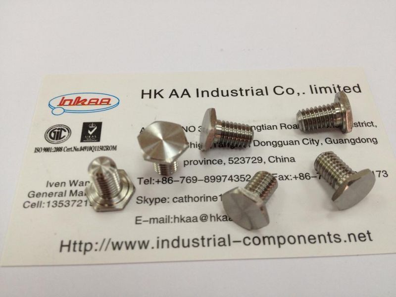 High Precision CNC Turning Machined Stainless Steel Stud Bolts Fasteners