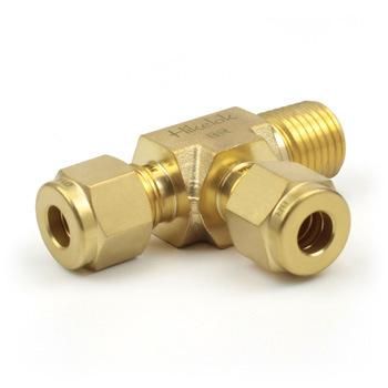 Hikelok Stainless Steel Twin Ferrule Tube Fittings Male Run Tee