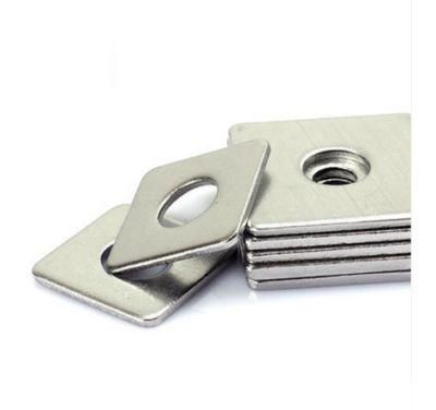 DIN125A DIN 434 DIN436 316 Brass Galvanized Stainless Steel Flat Threaded Rectangular Square Washer