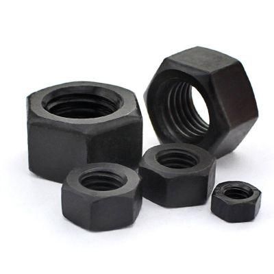 DIN934 Hex Head Nut High Strength Black Color Nut