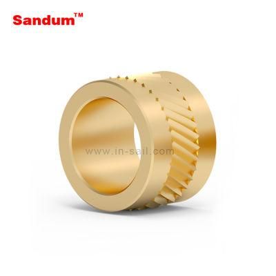 Customized Flanged Press Fit Threaded Insert Nut for 3D Printing
