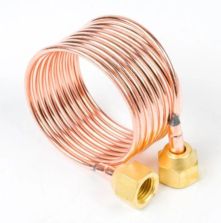 Capillary Tube with Nuts, Refrigeration Spare Parts CTN90/120/150
