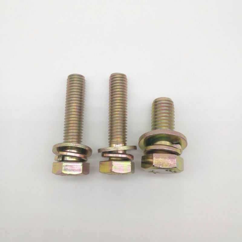 Ppap Level 3 Hex Head Assembly Combination Screw with Washer