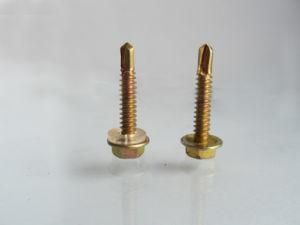Screw/Hex Head with Rubber Washer Drilling Screw