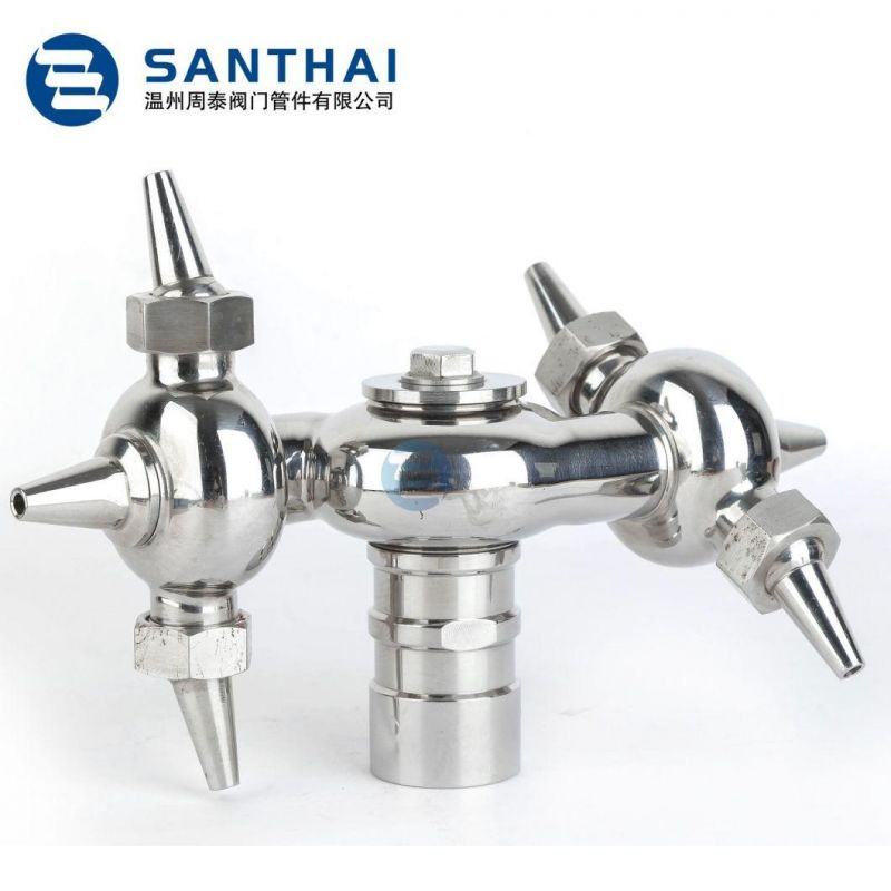 1-2" 316 Sanitary Stainless Steel Rotary Spray Ball for Cleaning Wine Tank