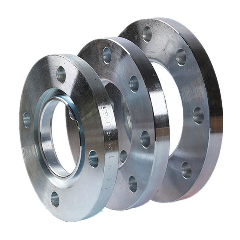Metric Supplier Industrial Pipe Adapter Collar Forged Forging 6 Hole DIN Carbon Steel Plate Flange