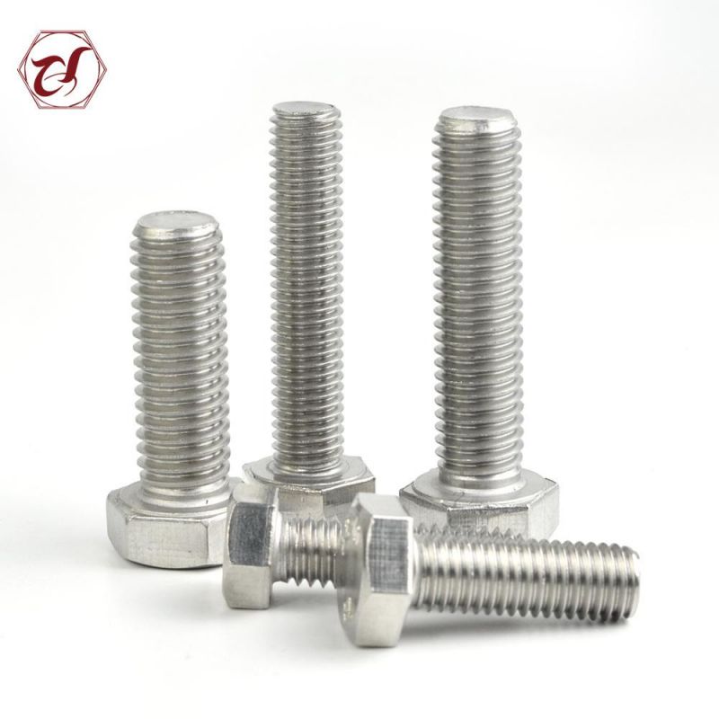 316 DIN933 and Nut Stainless Steel Hex Bolt/DIN931 Hex Bolt/SS304 Bolt