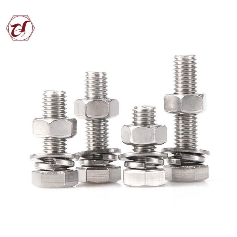Stainless Steel Fastener Hex Bolt Used in Shipbuilding Metallurgy