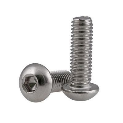 ISO7380 Button Head Socket Screw Bolt Allen Head Screw Bolt Stainless Steel 304 316