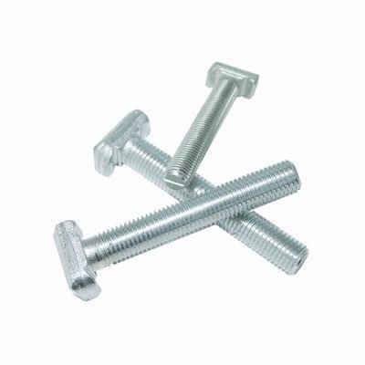 T-Bolt T Bolt T Head Bolt Hammer Bolt Carbon Steel Zinc Plated Galvanized