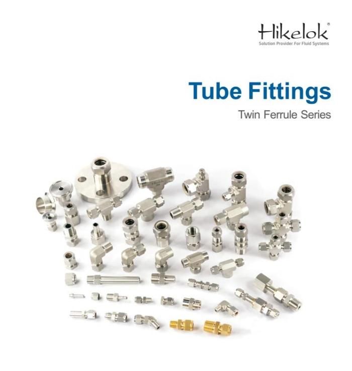 Hikelok Hydraulic Twin Ferrule Tube Fitting Positionable Run Tee