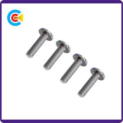 DIN/ANSI/BS/JIS Carbon-Steel/Stainless-Steel Pan Head Furniture Fixed Fitness Equipment Machinery Screws
