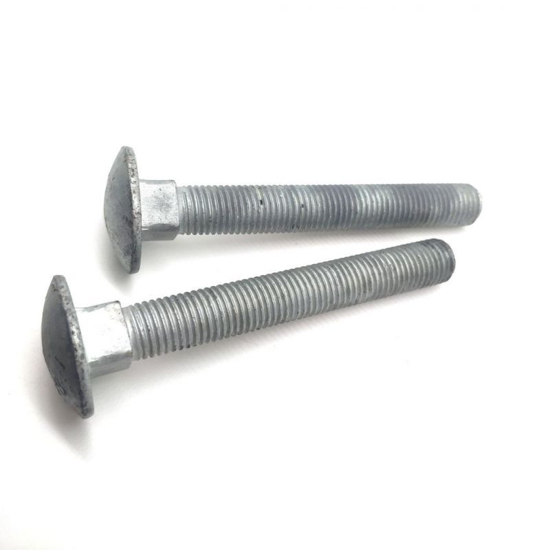 Galvanized ASTM A307 Grade a Carriage Bolt (ANSI 18.5)