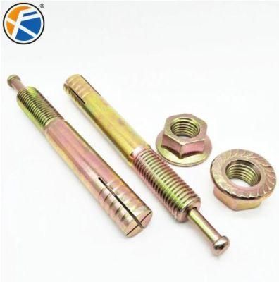 Carbon Steel Yellow Color Expansion Anchor Bolt Sleeve Anchor Bolt Eye Bolt