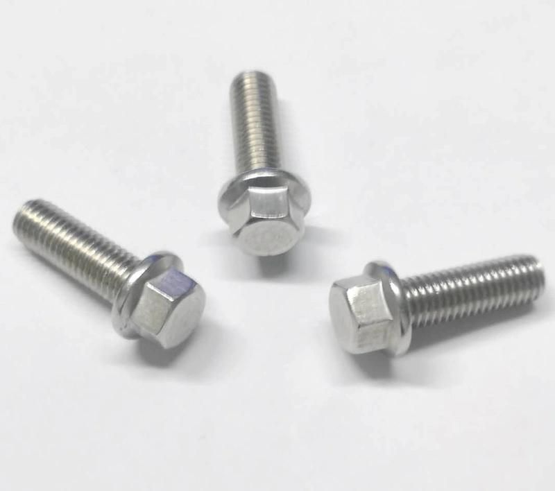 Ss 304/316 Flange Hexagonal Fastener Bolts