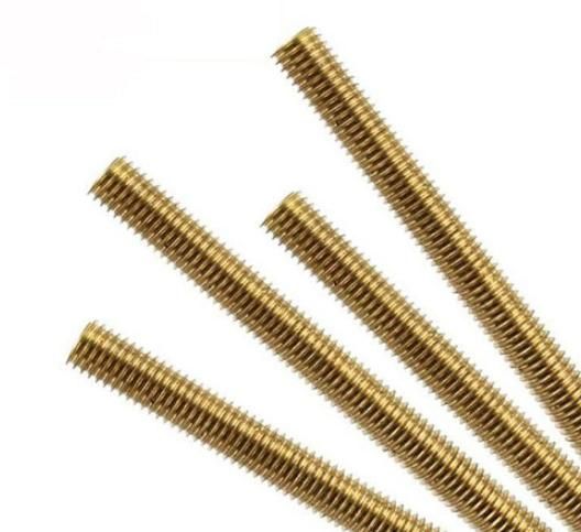 Brass Material Threaded Rod, Full Threaded Stud