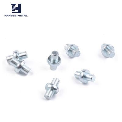 Customized Fasteners New Style Galvanized Step Stud Rivet with Round Step